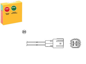 Sonda Lambda Nissan Toyota* Oza384-e39 Ngk