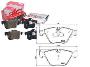 Klocki Hamulcowe Bmw 5 F10 10- Przód Brembo