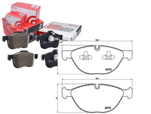 Klocki Hamulcowe Bmw X5 E70 07- Przód Brembo