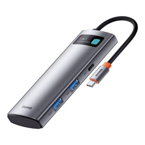 Adapter 7W1 Baseus Hub Usb-C Na 2X Usb 3.0 + Hdmi + Usb-C Pd