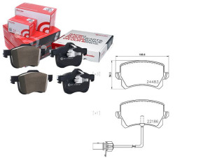 Klocki Hamulcowe Audi Q3 Rs 13-18 Tył Brembo