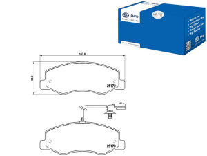 Klocki Hamulcowe Hella Pagid 4406000q0g 4406000q0m