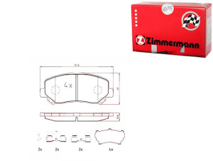 Klocki Hamulcowe Mazda Cx-5 11- Przód Zimmermann