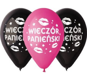 Balony 12" Wieczór Panieński Opak 5szt