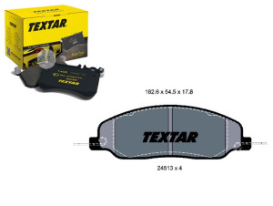 Klocki Hamulcowe Ford Przód Mustang 04- Textar