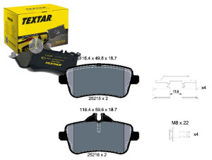 Klocki Hamulcowe Mercedes Tył W166 X166 Gl Ml 11-