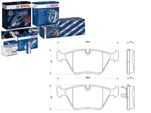 Klocki Hamulcowe Jaguar Przód Xj Xk 94-14 Bosch