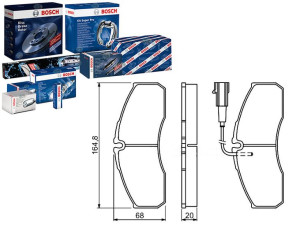 Klocki Hamulcowe Rvi Maxity Nissan Nt500 Cabstar N