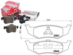 Klocki Hamulcowe Chrysler Stratus 95-01 Tył Brembo