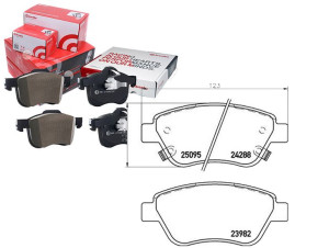 Klocki Hamulcowe Opel Adam 12- Przód Brembo