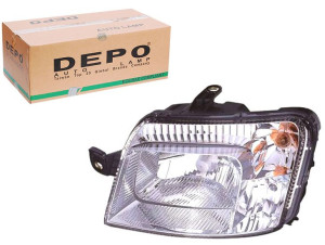 Reflektor Fiat Panda H4 W5w Py21w 03- Le Kierunkow