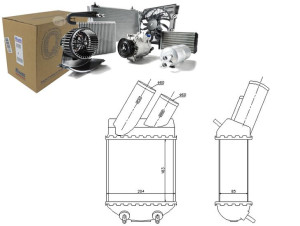 Intercooler Renault Megane I Megane I Classic Mega