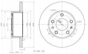 Tarcze Ham. 2szt Iveco T. Daily 00- Maxgear