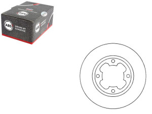 Tarcze Hamulcowe 2szt Subaru Justy 84-95 A.b.s.