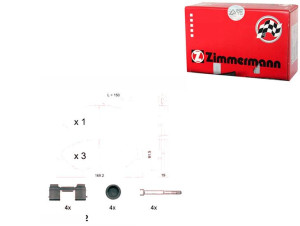 Klocki Hamulcowe Citroen Jumper 06- Zimmermann