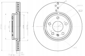 Tarcze Ham. 2szt Vw P. A4 A5 07- Z Powłoką Antykorozyjną Maxgear