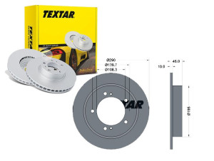 Tarcze Hamulcowe 2szt Suzuki Przód Jimny 98- Texta