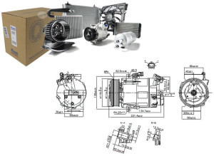 Sprężarka Klimatyzacji Nissan Qashqai I 2.0 02.07-
