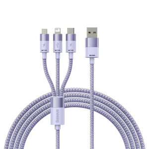 Baseus Starspeed Kabel 3w1 Usb-a - Micro-usb / Lightning / Usb-c 3.5a 1.2m