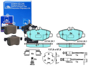 Klocki Hamulcowe Ceramiczne Mercedes E T-model (s2
