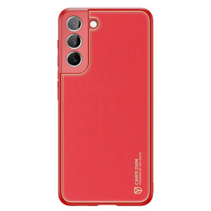 Etui Pokrowiec Ze Skóry Ekologicznej Samsung Galaxy S22 Czerwony