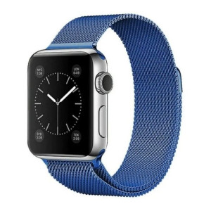 Pasek Do Watch 7 45mm Magnetyczna Opaska Bransoleta Bransoletka Niebieski