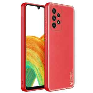 Etui Pokrowiec Ze Skóry Ekologicznej Samsung Galaxy A33 5g Czerwony