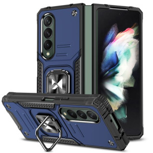 Etui Samsung Galaxy Z Fold 4 Pancerny Pokrowiec Uchwyt Magnetyczny Ring