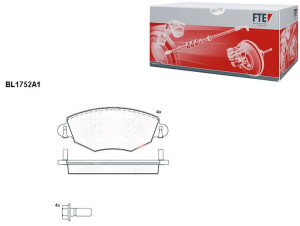 Klocki Hamulcowe Ford Mondeo Jaguar X-type 18.4mm