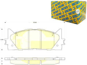 Klocki Hamulcowe Toyota Camry 06> Girling Girling