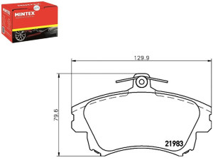 Klocki Hamulcowe Mintex Mr955351 4605a658 45442100