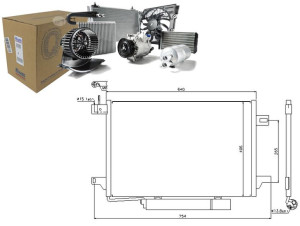 Skraplacz Klimatyzacji Mercedes A (w169) B (w245)
