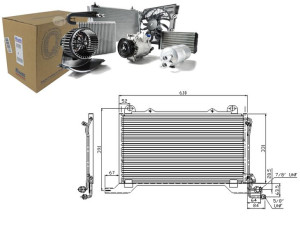 Skraplacz Klimatyzacji Mercedes E T-model (s210) E