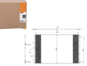 Skraplacz Klimatyzacji Renault Scenic 02- Nrf