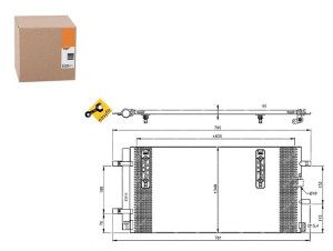 Skraplacz Klimatyzacji Vw A4 A5 Q5 07- Nrf