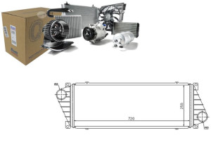 Intercooler Mercedes Sprinter 2-t (901 902) Sprint