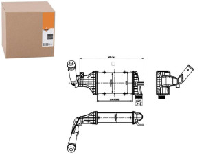 Intercooler Opel Astra G 2,2dt Nrf
