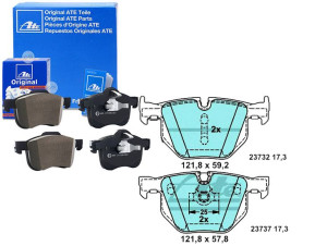 Klocki Hamulcowe Bmw Tył 5 6 2,0-3,0 03-10 Ceramic