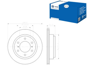 Tarcze Hamulcowe Hella Pagid Mr418067 Dsk2255 2401