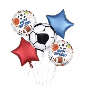 Zestaw Balony Foliowe ,,piłka,,(5 Szt)