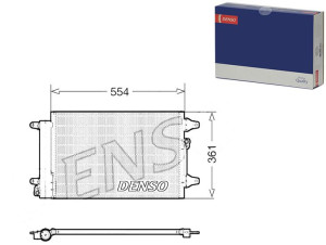 Skraplacz Klimatyzacji Ford Seat Vw Denso