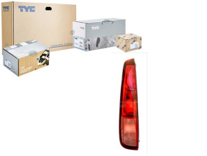 Lampa (na Żarówki Kolor Szkła Czerwony) Nissan X-t