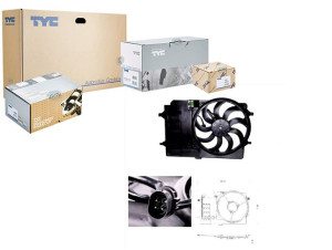 Wentylator Chłodnicy (z Obudową) Mini (r50 R53) (r