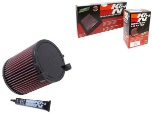 Sportowy Filtr Powietrza Wys.: 162mm Kształt: Okrą