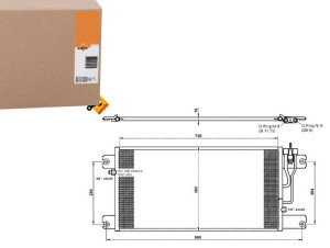 Skraplacz Klimatyzacji Scania G R 01.03- Nrf