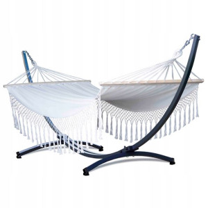 Hamak SANTIA 220x160 + Stelaż ocynk 220kg POTENZA