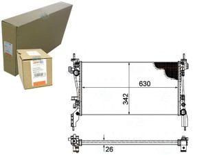 Chłodnica Fiat Qubo 1,3d Multi Behr Hella