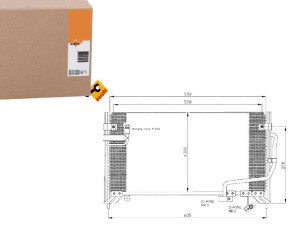 Skraplacz Klimatyzacji Mazda 323f -98 Nrf