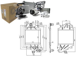 Intercooler Renault Nissens