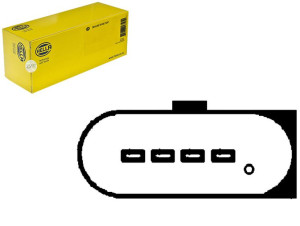 Przepływomierz Powietrza (4 Pin) Audi A3 A4 B5 A4